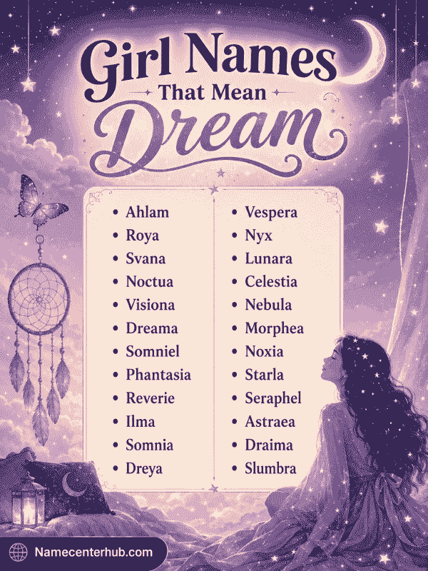 Girl Names That Mean Dream
