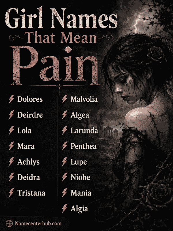 Girl Names That Mean Pain