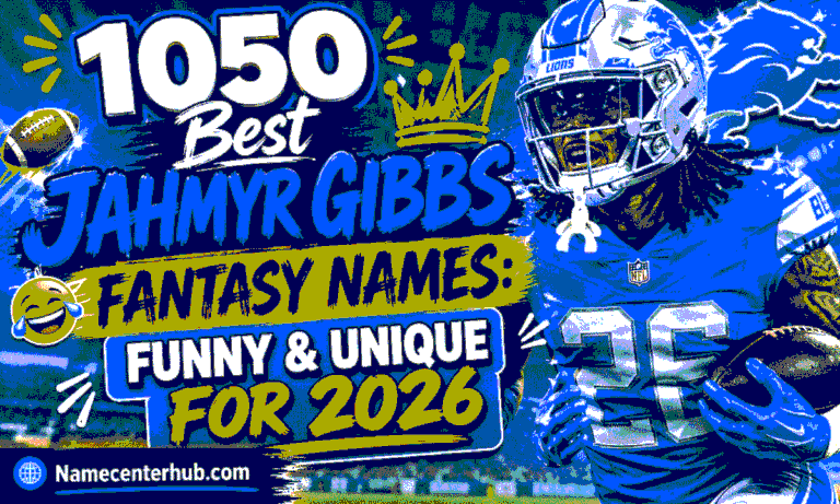 Jahmyr Gibbs Fantasy Names