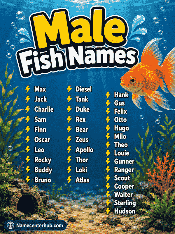 Male Fish Names