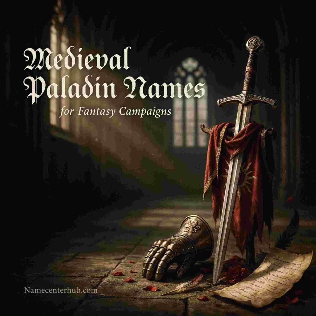 Medieval Paladin Names for Fantasy Campaigns
