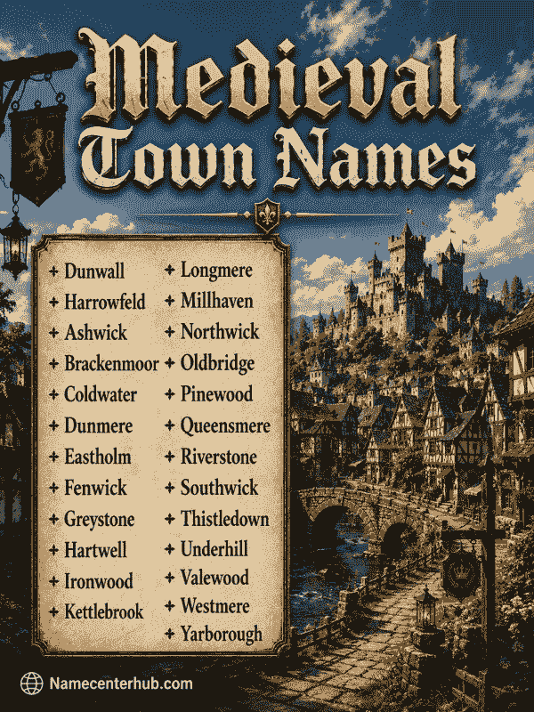 Medieval Town Names