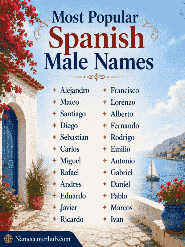 Most Popular Spanish Male Names