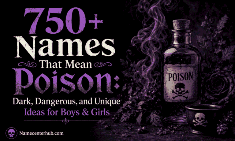 Names That Mean Poison