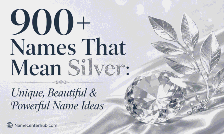 Names That Mean Silver