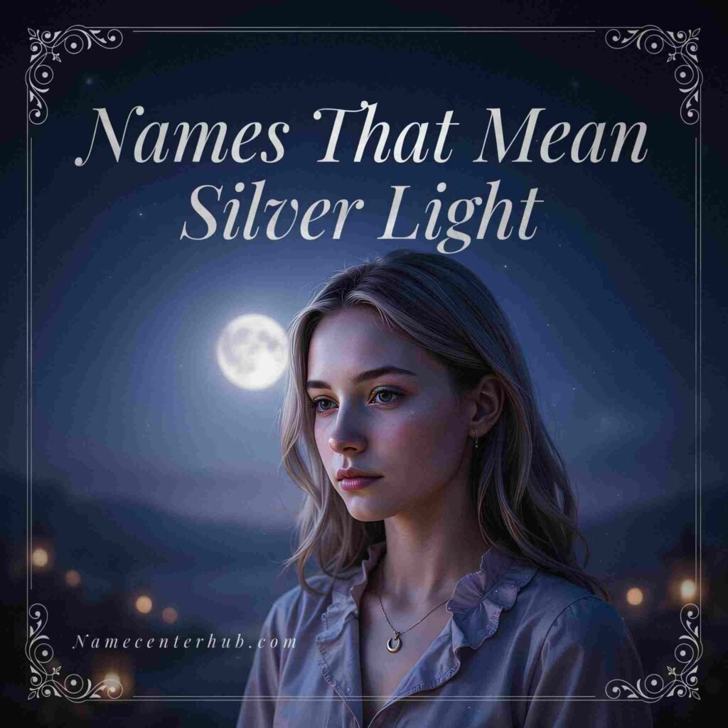 Names That Mean Silver Light