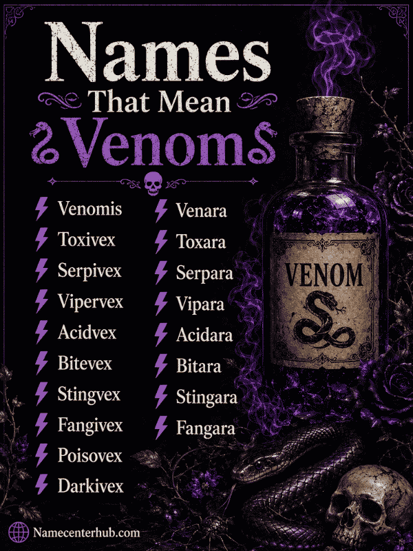 Names That Mean Venom