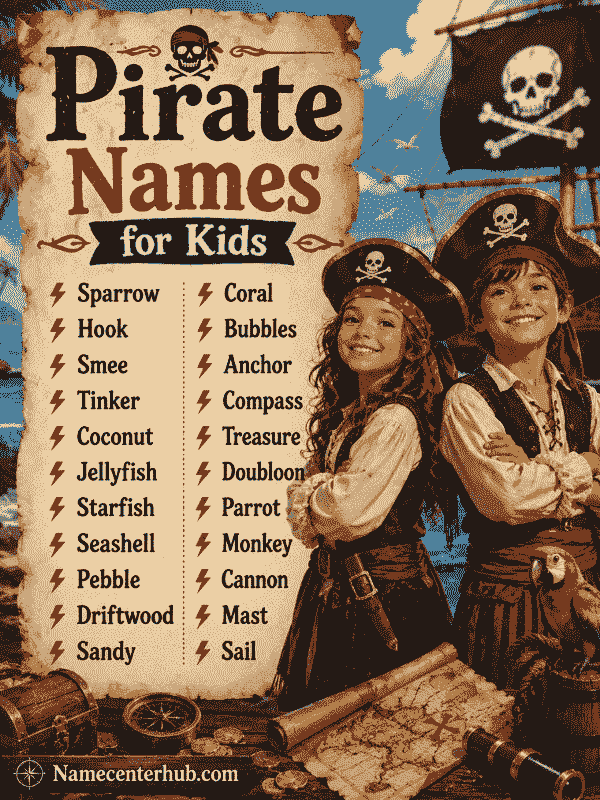 Pirate Names for Kids