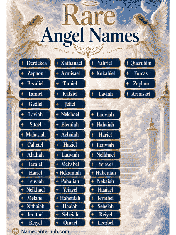 Rare Angel Names