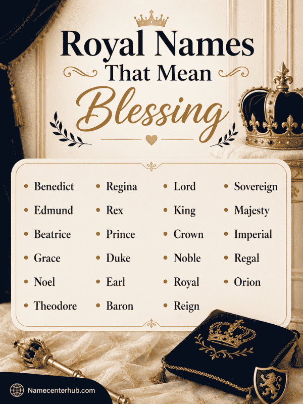 Royal Names That Mean Blessing