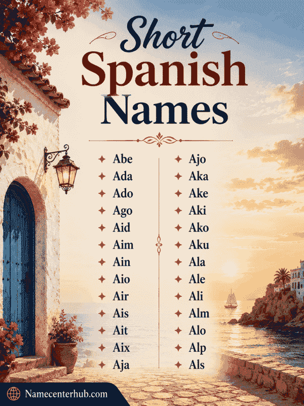 Short Spanish Names