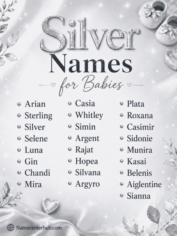 Silver Names for Babies