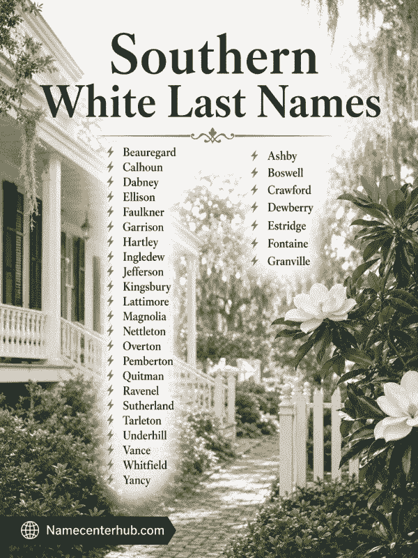 Southern White Last Names