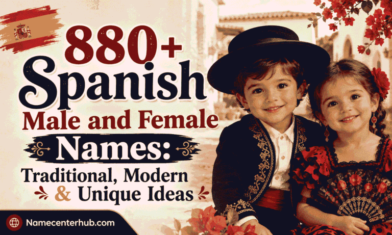 Spanish Male and Female Names