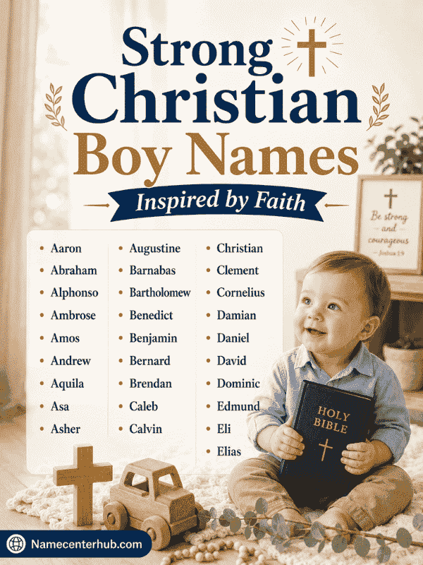 Strong Christian Boy Names Inspired by Faith