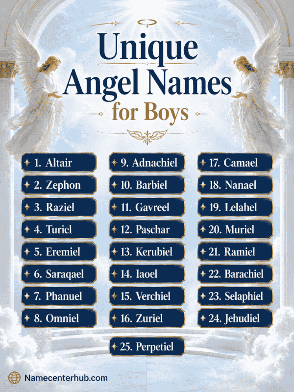 Unique Angel Names for Boys
