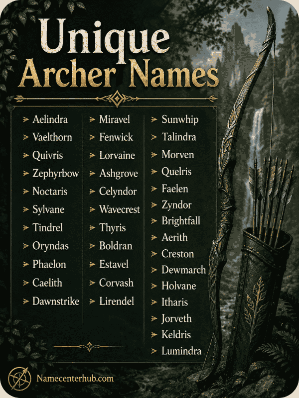 Unique Archer Names