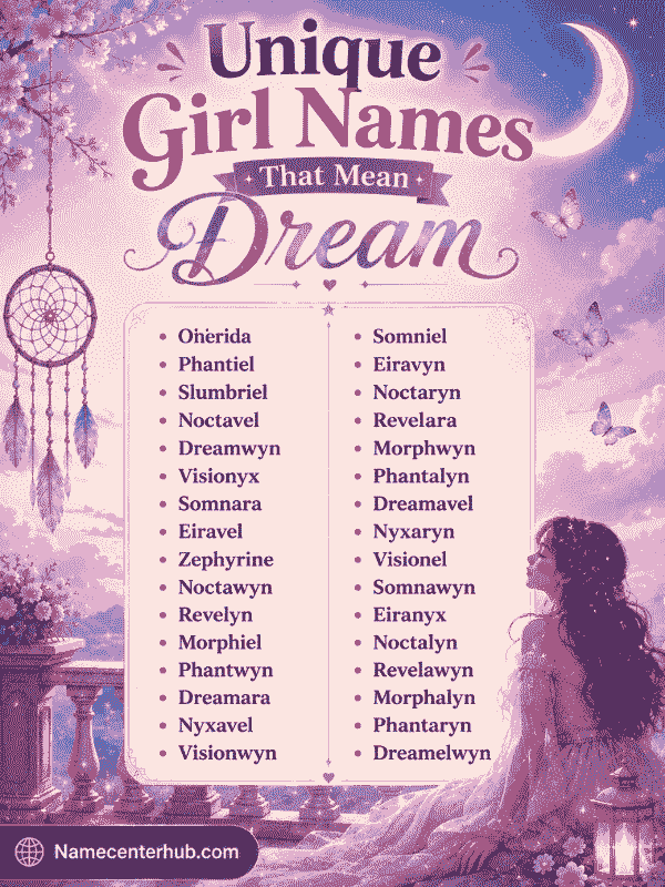 Unique Girl Names That Mean Dream