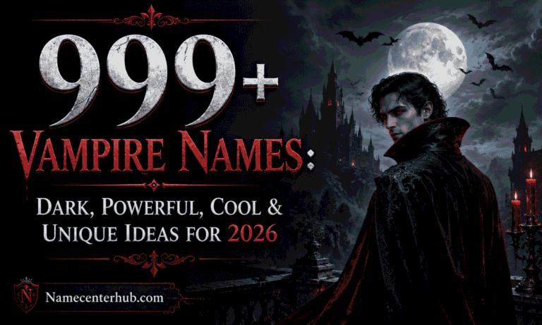 Vampire Names