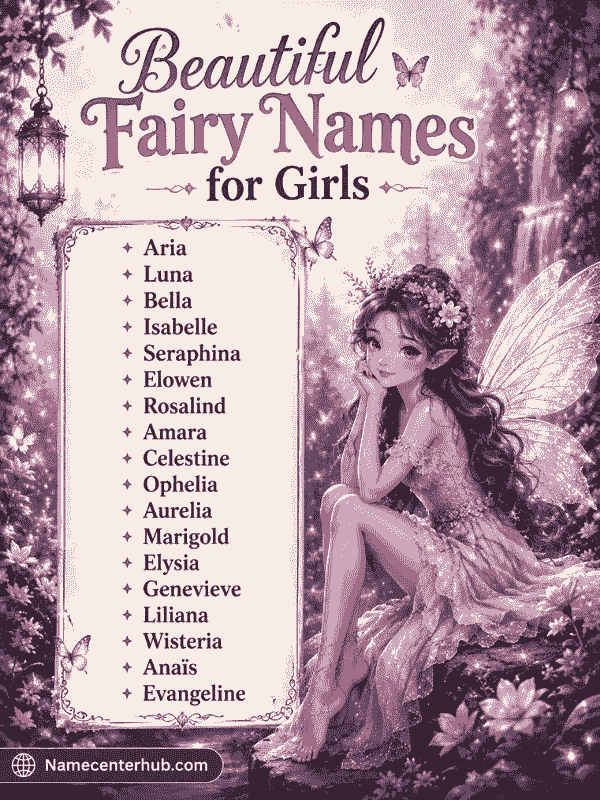 Beautiful Fairy Names for Girls