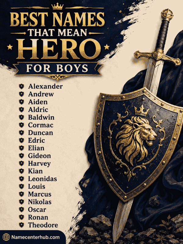Best Names That Mean Hero for Boys
