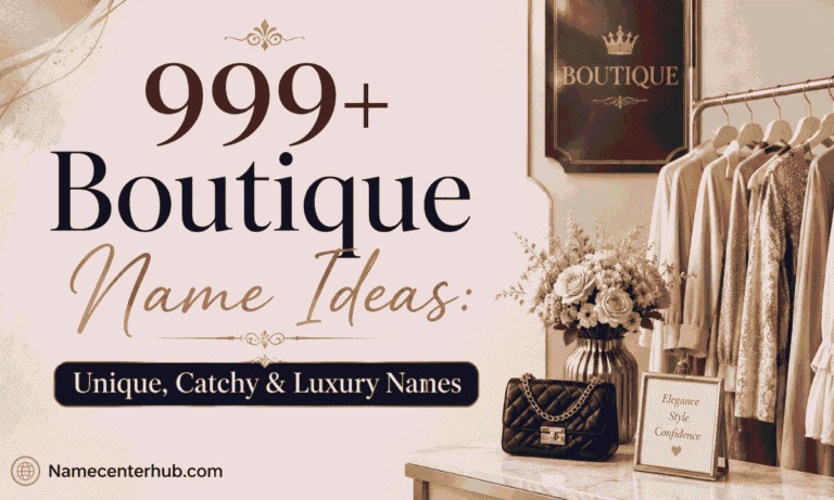 Boutique Name Ideas