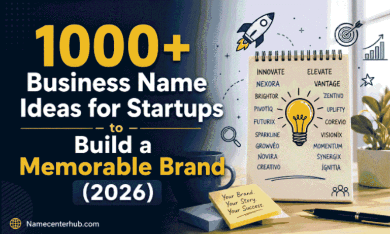 Business Name Ideas for Startups