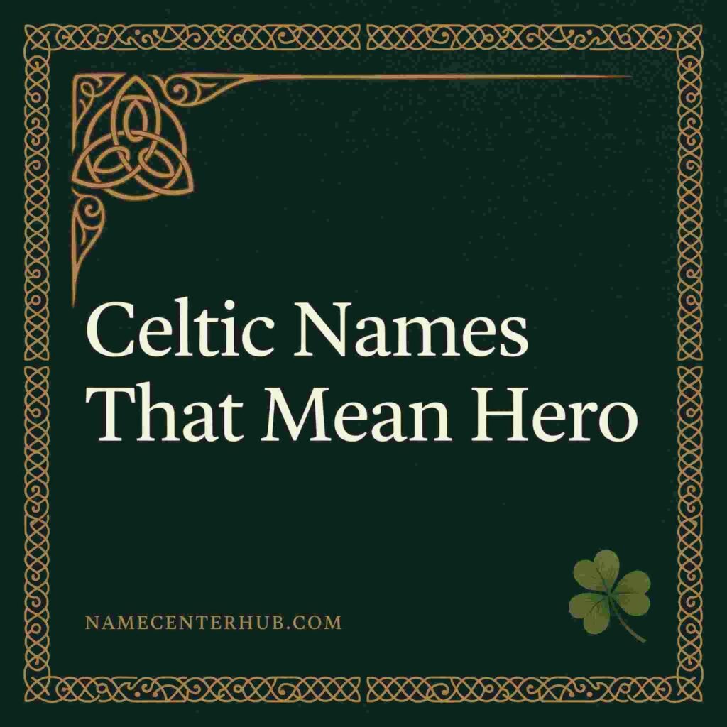 Celtic Names That Mean Hero