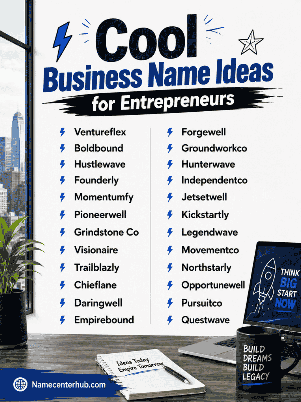 Cool Business Name Ideas for Entrepreneurs