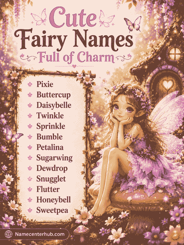 Cute Fairy Names Full of Charm