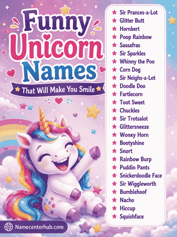 Funny Unicorn Names That Will Make You Smile