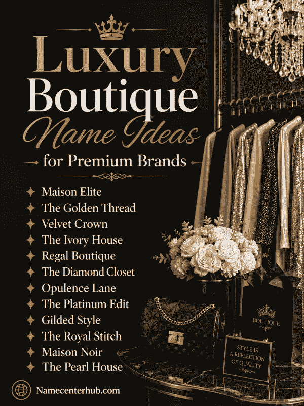 Luxury Boutique Name Ideas for Premium Brands