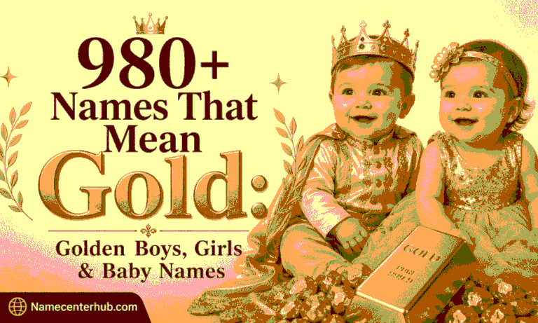 Names That Mean Gold