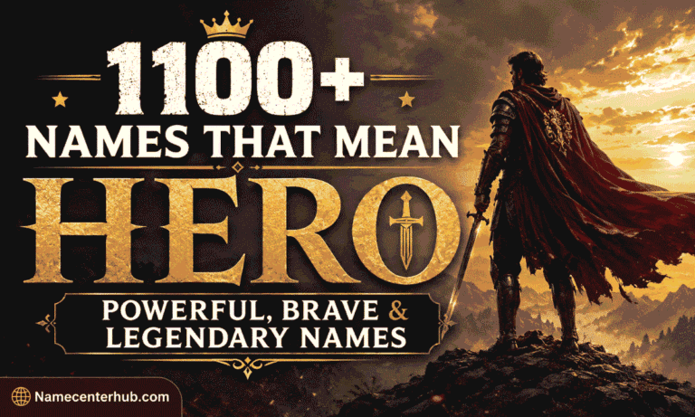 Names That Mean Hero