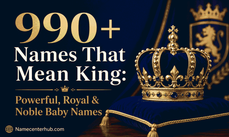 Names That Mean King