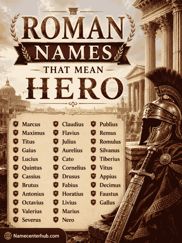 Roman Names That Mean Hero