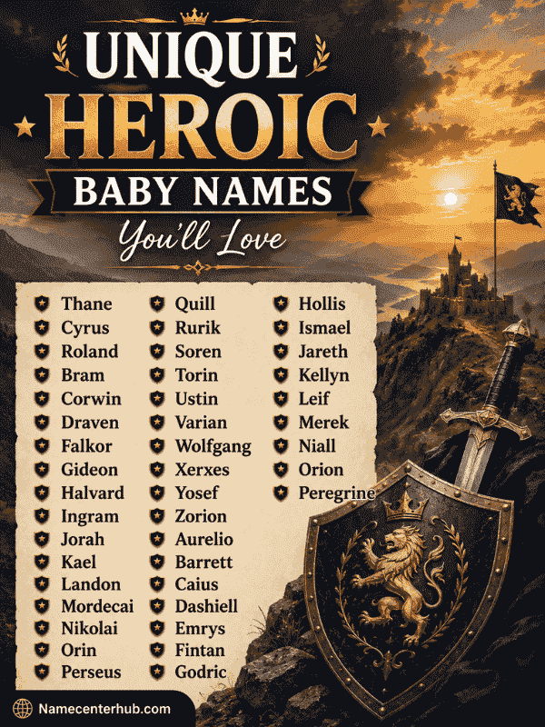 Unique Heroic Baby Names You'll Love