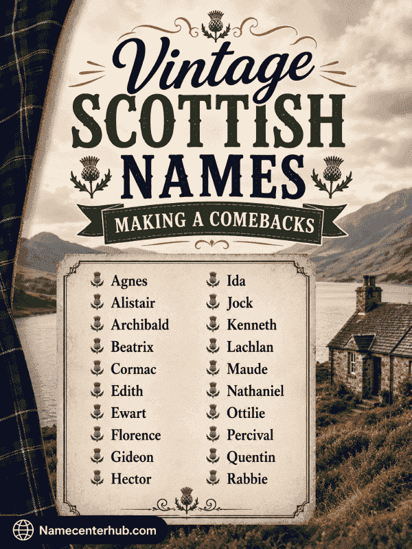 Vintage Scottish Names Making a Comeback