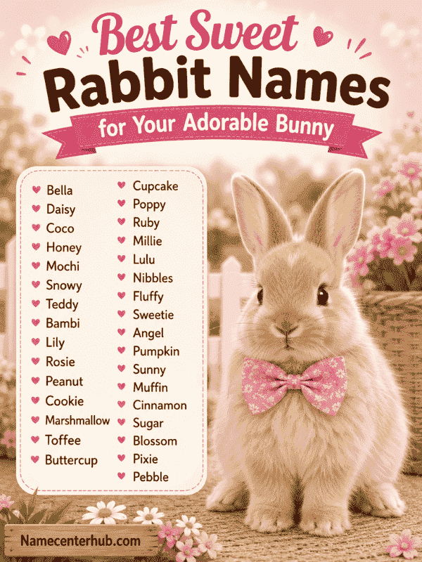 Best Sweet Rabbit Names for Your Adorable Bunny