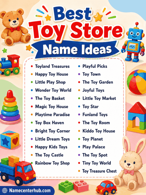 Best Toy Store Name Ideas