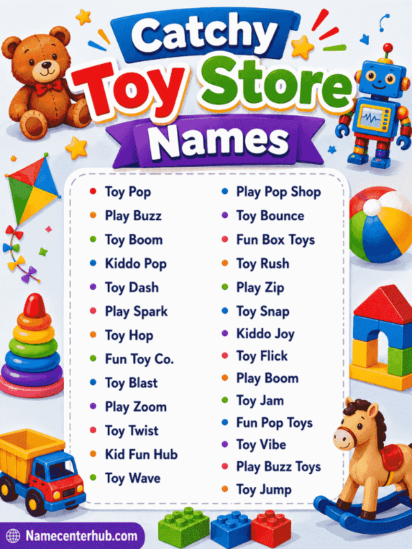 Catchy Toy Store Names