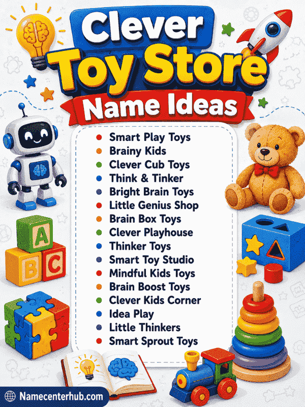 Clever Toy Store Name Ideas