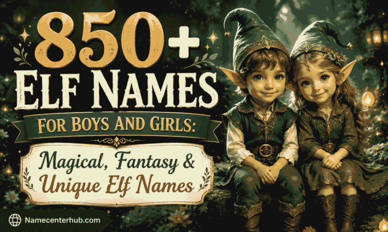 Elf Names for Boys and Girls