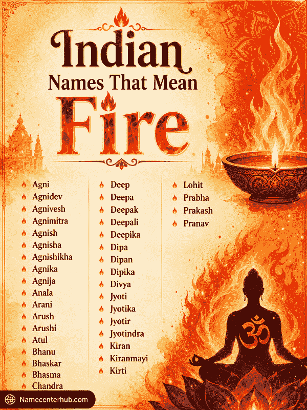 Indian Names That Mean Fire