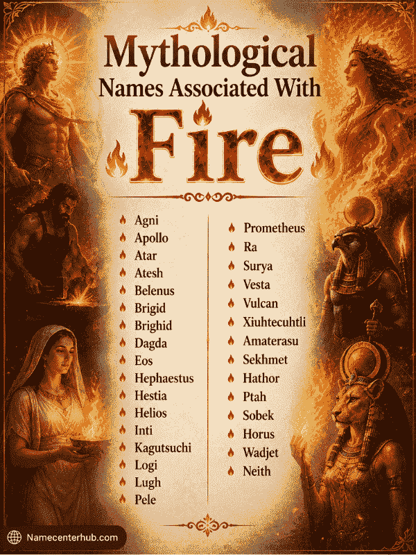 Mythological Names Associated With Fire