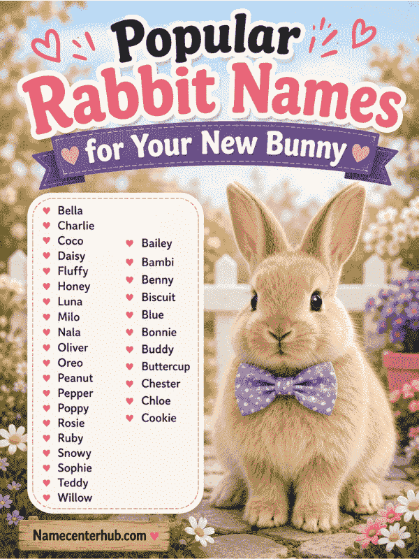 Popular Rabbit Names for Your New Bunny