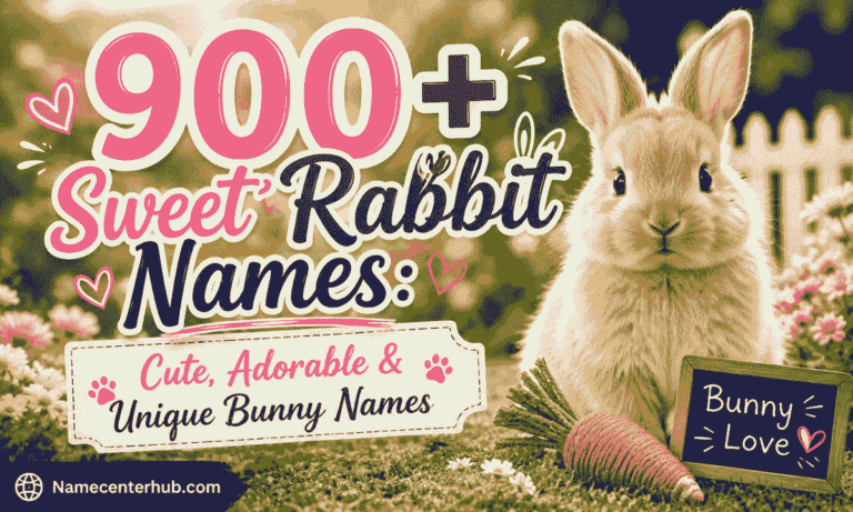 Sweet Rabbit Names