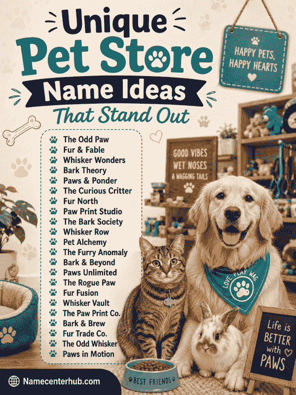 Unique Pet Store Name Ideas That Stand Out
