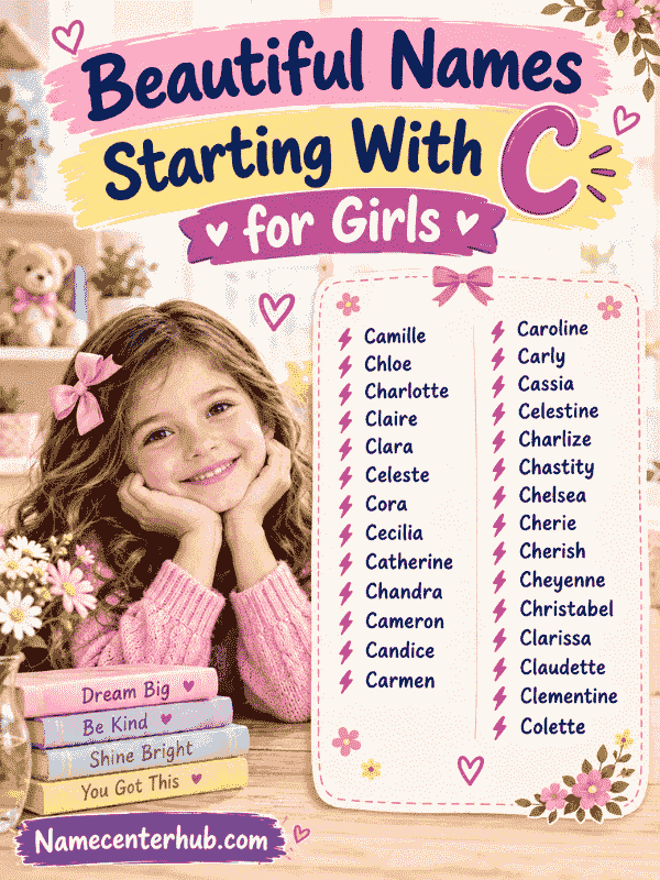 Beautiful Names Starting With C for Girls