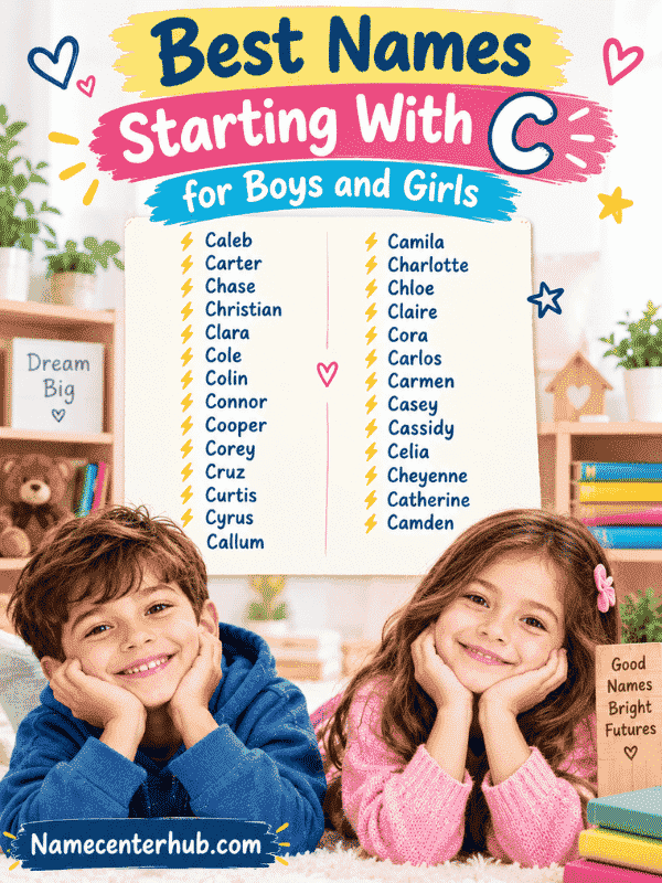 Best Names Starting With C for Boys and Girls